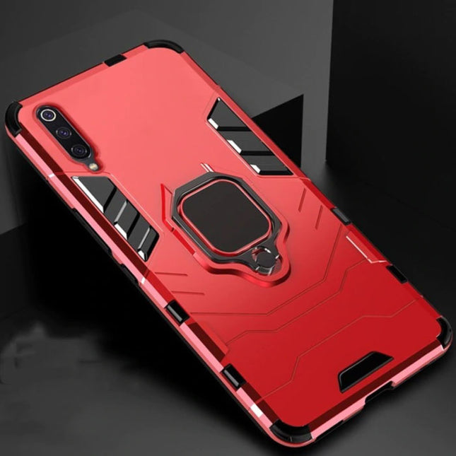 Samsung Galaxy A32 (4G) Hoesje met Kickstand en Magneet - Shockproof Cover Rood