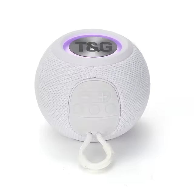 TG337 Draadloze Luidspreker - 1200mAh Batterij - Bluetooth 5.3 Subwoofer HiFi TF Radio - Wit