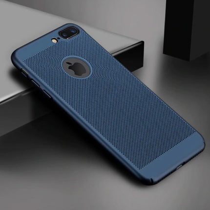 iPhone 6S Plus - Ultra Slanke Case Warmteafvoer Cover Cas Hoesje Blauw
