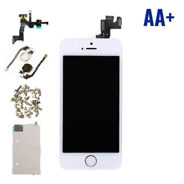 iPhone 5S Voorgemonteerd Scherm (Touchscreen + LCD + Onderdelen) AA+ Kwaliteit - Wit