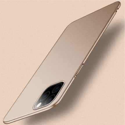 iPhone 11 Ultra Dun Hoesje - Hard Matte Case Cover Goud