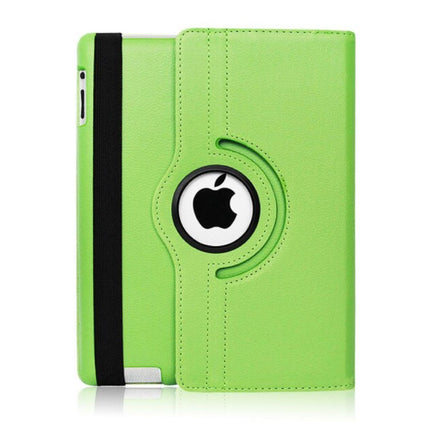 Leren Vouwbare Cover voor iPad Air 1 - Multifunctioneel Hoesje Case Groen