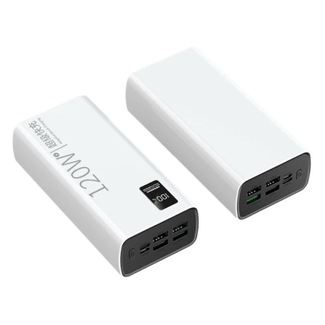 Mijia 50.000mAh Powerbank met 5 Oplaadpoorten - LED Display - 120W Batterij Oplader - Wit