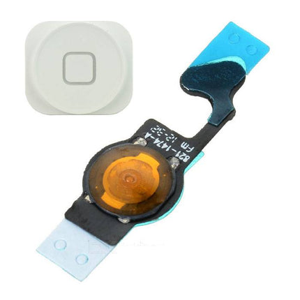 Voor Apple iPhone 5 - AAA+ Home Button Assembly met Flex Cable Wit