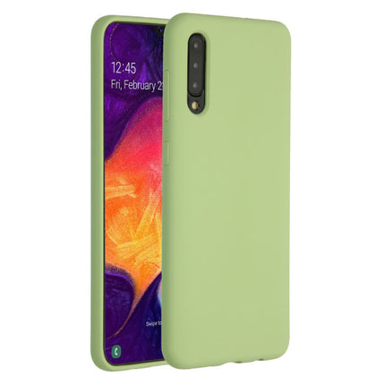 Samsung Galaxy S10 Plus Silicone Hoesje - Zachte Matte Case Liquid Cover Groen