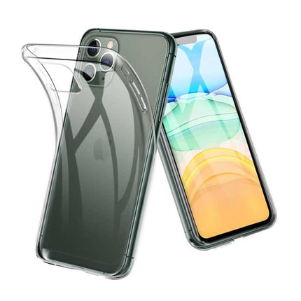 iPhone 11 Pro Max Transparant Clear Case Cover Silicone TPU Hoesje 
