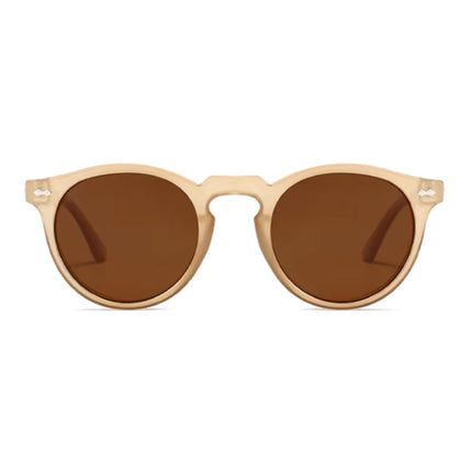 Vintage Zonnebril voor Dames - UV400 Gepolariseerde Bril Shades Brillen - Bruin