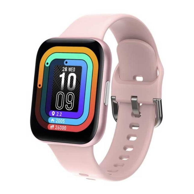 P8 SE Plus Smartwatch Smartband Smartphone Fitness Sport Activity Tracker Horloge IP68 iOS iPhone Android Siliconen Bandje Goud