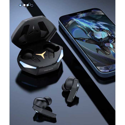 GA33 Draadloze Oortjes - Gaming Headset Oordopjes TWS Bluetooth 5.2 Earphones Earbuds Wit