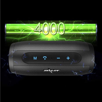 Zealot S16 Bluetooth 4.2 Soundbox Draadloze Luidspreker Externe Powerbank Wireless Speaker Blauw