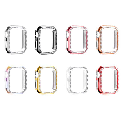 Diamond Hoesje voor iWatch Series 41mm - Hard Bumper Case Cover Zwart