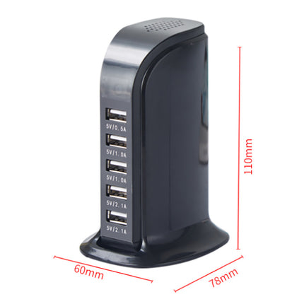 USB Laadstation Met Ingebouwde Beveiliging Camera 5-Port Muur Oplader Thuislader Stekkerlader