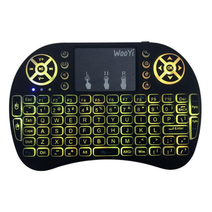 RGB Verlicht Backlit i8 Mini Draadloos QWERTY Toetsenbord 2.4GHz voor Mediaspeler TV Box Android Xbox Playstation