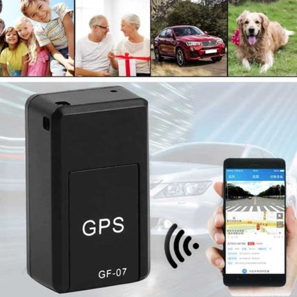 GF-07 Magnetische GPS Tracker - Auto Beveiliging Real Time Locator Zwart