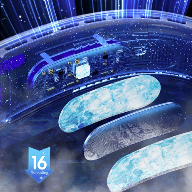 Elektrische Nek Ventilator - USB Oplaadbaar - Draagbare Hals Bladloze Koelventilator - Wit