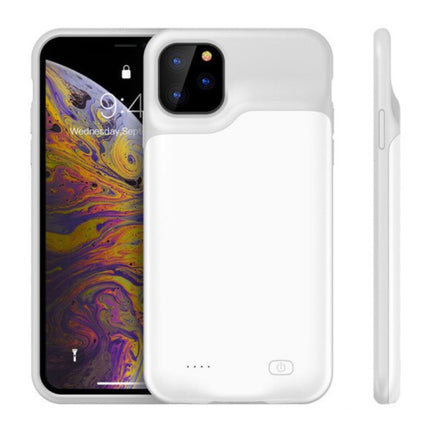 iPhone 11 Slim Powercase 6000mAh Powerbank Hoesje Oplader Batterij Cover Case Wit