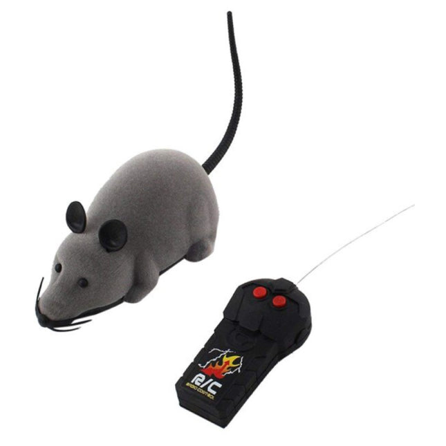 Bestuurbare RC Muis met Afstandsbediening - Speelgoed Rat Robot Grijs