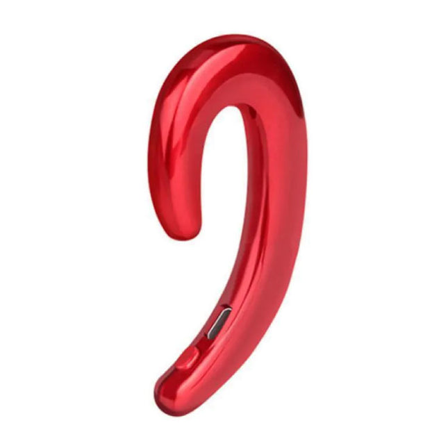 Draadloze Bluetooth 4.1 Bone Conduction Headset Oortjes met Microfoon Oortelefoon Rood