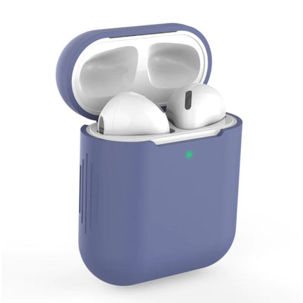 Flexibel Hoesje voor AirPods 1 / 2 - Silicone Skin AirPod Case Cover Soepel - Blauw