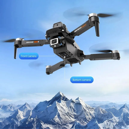 E88 Pro RC Drone met Camera - Quadcopter Obstakel Vermijden Speelgoed met Brushless Motor Grijs