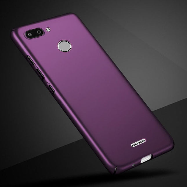 Xiaomi Redmi Note 7 Pro Full Cover - 360° Body Hoesje Case + Screenprotector Tempered Glass Paars