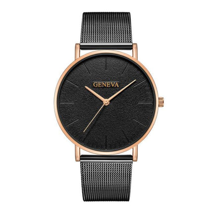 Luxe Dames Horloge - Anoloog Uurwerk Mesh Bandje voor Vrouwen