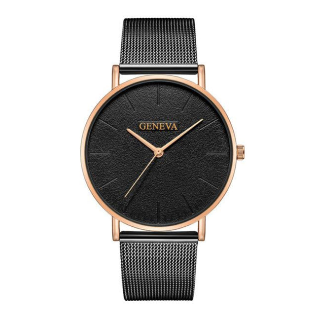 Luxe Dames Horloge - Anoloog Uurwerk Mesh Bandje voor Vrouwen