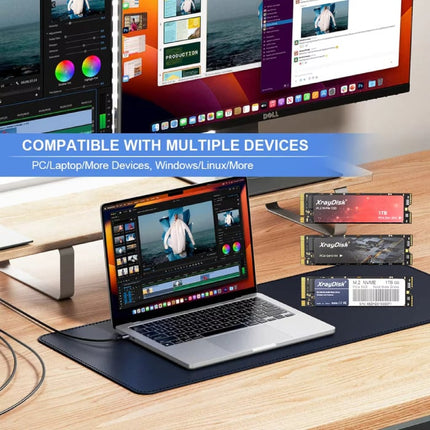 M.2 Interne SSD Harde Schijf - 2 TB - PCIe NVME - Solid State Drive Geheugen Kaart voor PC / Laptop