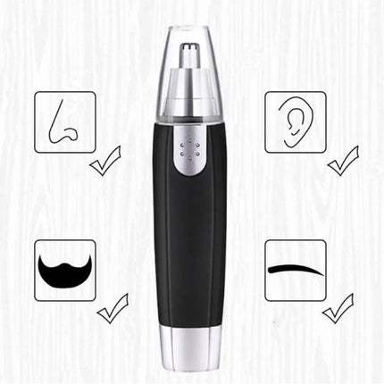 Mini Trimmer - Neus Wenkbrauw Oor Draadloos Scheermachine Elektrisch Scheerapparaat - Zwart