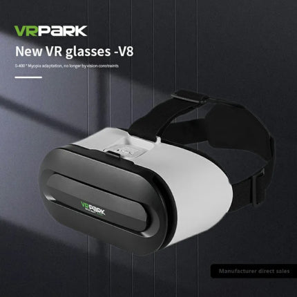 J60 Virtual Reality 3D Bril met Koptelefoon en Controller - Voor 4,5 tot 6,7 inch Telefoons - Wit 