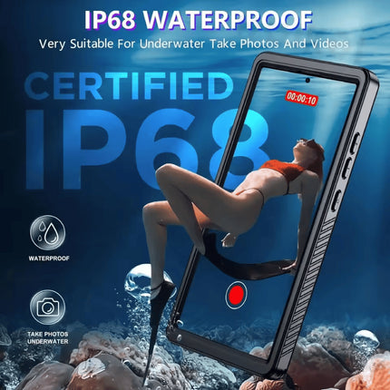 Samsung Galaxy S21 FE Waterdicht Hoesje - Full Body Heavy Duty Shockproof 360° Cover - Zwart