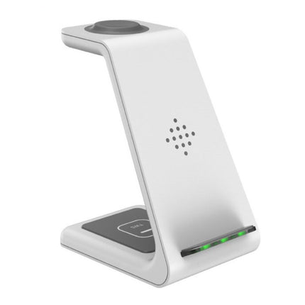 3 in 1 Oplaadstation voor Apple iPhone / iWatch / AirPods -  Charging Dock 18W Wireless Pad Zwart / Wit