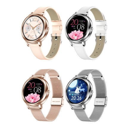 Fashion Smartwatch voor Vrouwen - Fitness Sport Activity Tracker Smartphone Horloge iOS Android - Goud