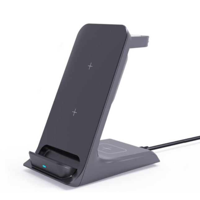 3 in 1 Oplaadstation - Compatibel met Apple iPhone / iWatch / AirPods -  Charging Dock 15W Wireless Pad Zwart