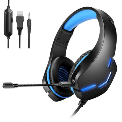 Stereo Gaming Koptelefoon voor Playstation 4 en 5 / Xbox / PC - Headset Headphones met Microfoon Blauw