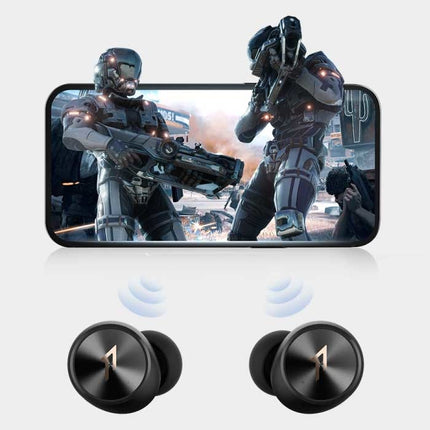 PistonBuds Pro Draadloze Oortjes - ANC Ruisonderdrukking Touch Control Oordopjes TWS Bluetooth 5.2 Earphones Earbuds Oortelefoon Zwart