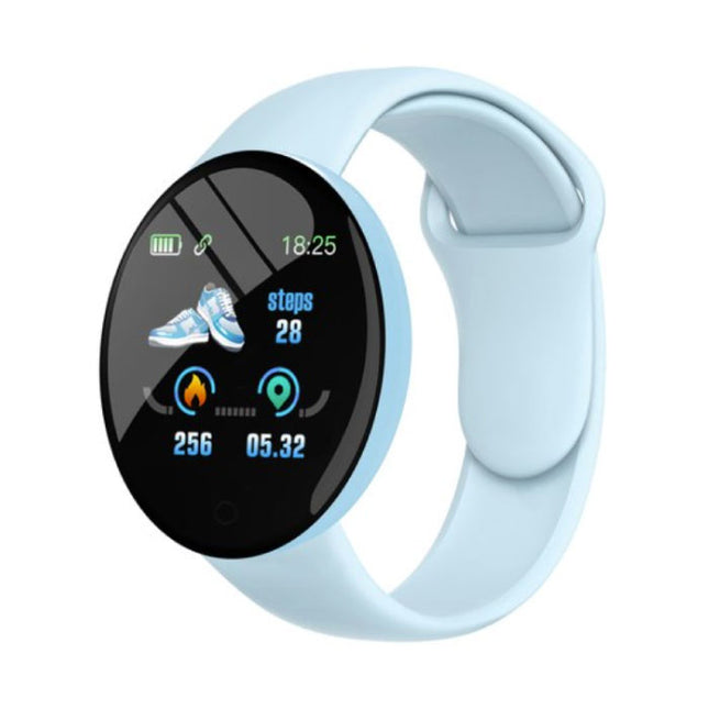 B41 Smartwatch Siliconen Bandje Health Monitor / Activity Tracker Horloge Android iOS Lichtblauw