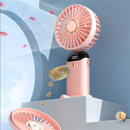 N15 Draagbare Mini Ventilator - USB Koelventilator Energiebesparend - Roze