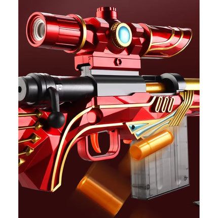 Soft Shell Bullet Sniper - M24 Model Speelgoed Foam Shooter - Rood
