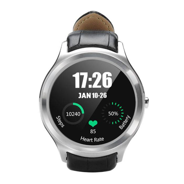 Originele D5 Smartwatch Smartphone Fitness Sport Activity Tracker Horloge OLED Android iPhone Samsung Huawei Zilver