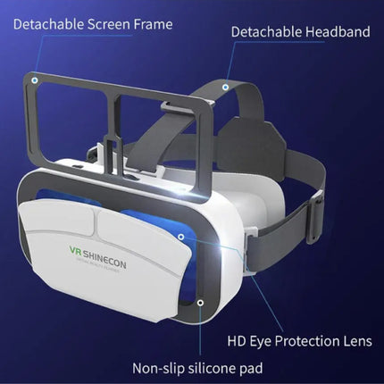 G12 Virtual Reality 3D Bril - Voor 4,5 tot 7 inch Telefoons - Wit
