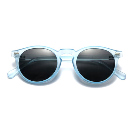 Vintage Zonnebril voor Dames - UV400 Gepolariseerde Bril Shades Brillen - Blauw