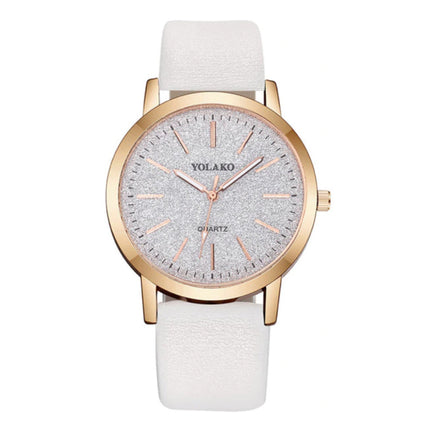 Kwarts Horloge Dames - Anoloog Luxe Uurwerk voor Vrouwen Wit