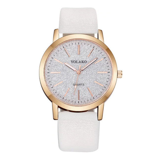 Kwarts Horloge Dames - Anoloog Luxe Uurwerk voor Vrouwen Wit