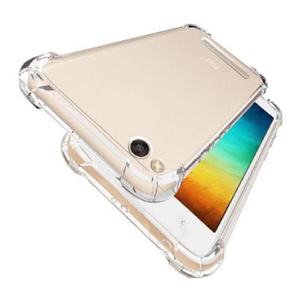 Xiaomi Redmi 5 Plus Transparant Bumper Hoesje - Clear Case Cover Silicone TPU Anti-Shock