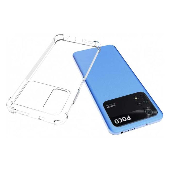 Xiaomi Poco M4 Pro Transparant Bumper Hoesje - Clear Case Cover Silicone TPU Anti-Shock 