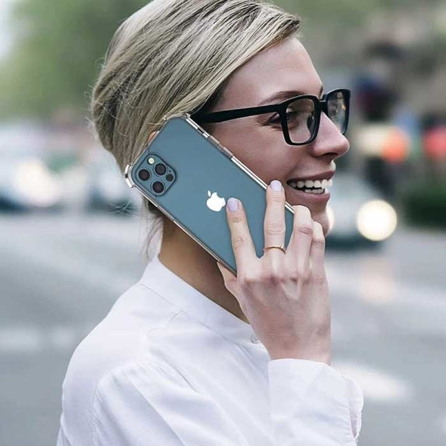 iPhone 14 Transparant Bumper Hoesje - Clear Case Cover Silicoon Schokbestendig