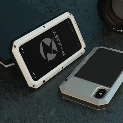 iPhone 11 Pro Max 360°  Full Body Case Tank Hoesje + Screenprotector - Shockproof Cover Wit