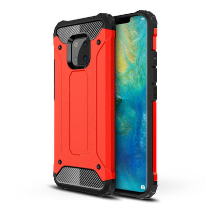 Huawei Honor 20 Armor Case - Silicone TPU Hoesje Cover Cas Rood