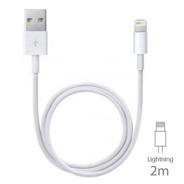2-Pack Lightning USB Oplaadkabel voor iPhone/iPad/iPod Datakabel 2 Meter